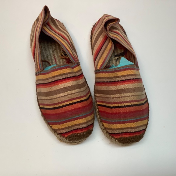 Striped Espadrilles Ladies 8 - Picture 3 of 5